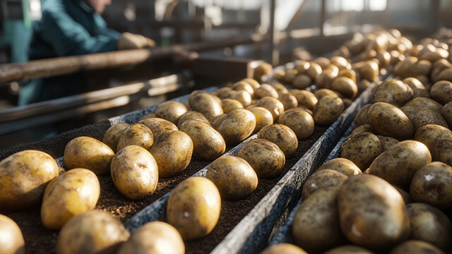 Potato production line