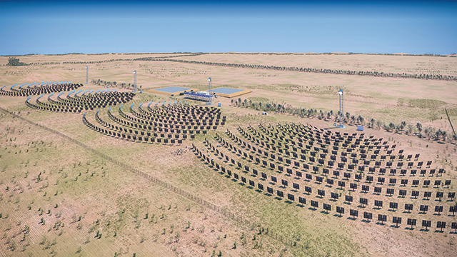 RayGen solar panel matrix