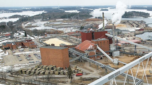 recuperation de chaleur fatale dans la papeterie United Paper Mills (UPM-Kymmene Oyj)