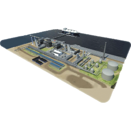 Land-based gas production